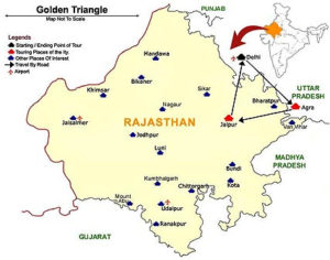 Rajasthan Map 